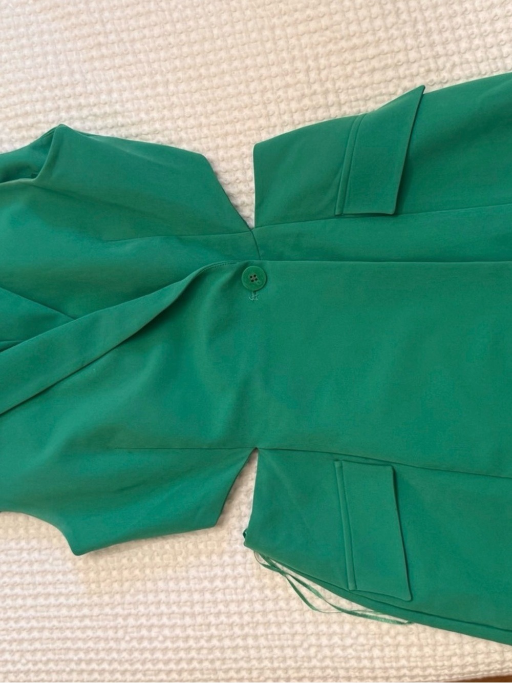 Dynamite Green Collared shorts Romper
